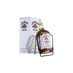 Jim Beam White Label Bourbon Whiskey on a cradle 4.5 Litres @ 40 % abv (Discontinued)
