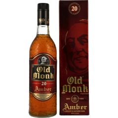 Old Monk Amber XO Mellow And Matured 20 Year Old Rum 750mL