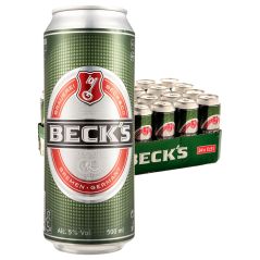 Beck's Lager Imported Beer Case 24 x 500mL Cans