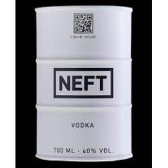 NEFT White Barrel Vodka 700mL @ 40 % abv