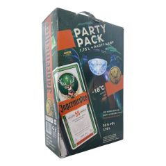 Jagermeister Liqueur 1.75L & Party Lamp Gift Pack