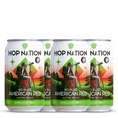 Hop Nation No Buzz American Red 355mL