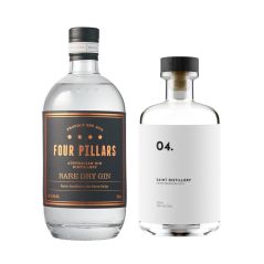 Four Pillars Rare Dry & Saint Mediterranean Gin Bundle