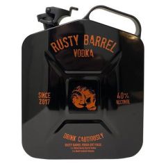 Rusty Barrel Vodka ﻿﻿J﻿erry Can Limited Edition Gift Pack (Black) 700ml