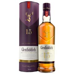 Glenfiddich 15 Year Old Single Malt Scotch Whisky 1L