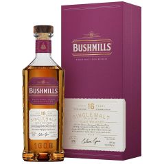 Bushmills 16 Year Old Port Finish Single Malt Irish Whiskey 700mL