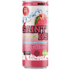 Saint D9 Double Sparkling Peach 9.9% 24 x 500mL Cans