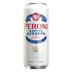 Peroni Nastro Azzurro Imported From Italy Beer Case 24 x Pack 500mL Cans