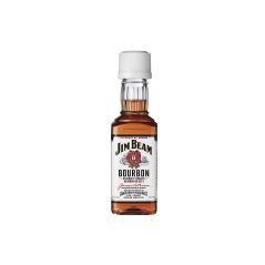 Jim Beam White Label 40% Kentucky Bourbon Whiskey Miniature 50mL