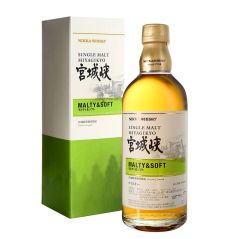 Nikka Miyagikyo Malty & Soft Distillery Limited Single Malt Japanese Whisky 500mL