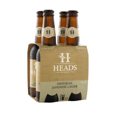 Heads Of Noosa Brewing Imperial Japanese Lager 16x330ml