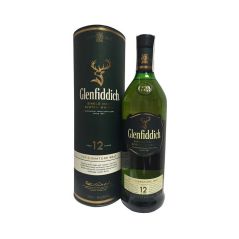 Glenfiddich 12 Year Old Single Malt Scotch Whisky BIGGER 1000 ml