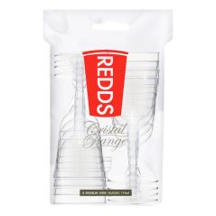 REDDS Cristàl Plastic Wine Glasses (8 Pack)
