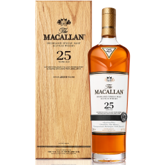 The Macallan 25 Year Old Single Malt Scotch Whisky @ 700ml