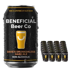 Beneficial Beer Co Dave's Drunkenless Dark Ale 375mL