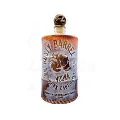 Rusty Barrel Vodka + Skull Shot Glass Twin Pack 700ml