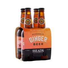 Heads Of Noosa Brewing Alcoholic Ginger Beer 24x330ml