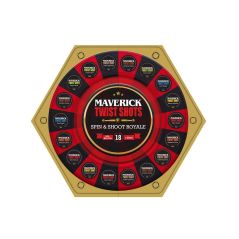Maverick Twist Shots Spin & Shoot Roulette Liqueur 18 x 25mL Shots