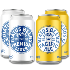 Hiatus Heaven Mixed Case Bundle: Premium Lager & Pacific Ale (24 Pack)