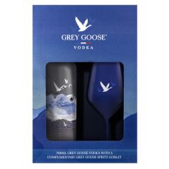 Grey Goose 700ml Vodka & Spritz Goblet Gift Pack