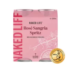 Naked Life Non Alcoholic Rosé Sangria Spritz 250mL