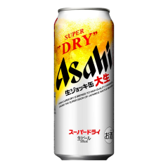 Asahi Super Dry Nama Mug Premium Japanese Beer 485mlx24