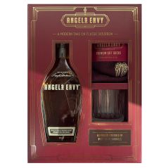 Angel's Envy Port Finish Kentucky Straight Bourbon Whiskey + Socks + Glass Gift Set 375mL