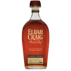 Elijah Craig 10 Year Old Barrel Proof Batch A124 59.5% Kentucky Straight Bourbon Whiskey 750mL