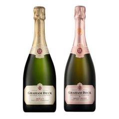 Gift Pack Duo Graham Beck Brut NV & Brut Rosé NV 750ml