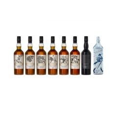 Game of Thrones Single Malts Bundle of 7 Whiskies Plus White Walker and BONUS GOT Board