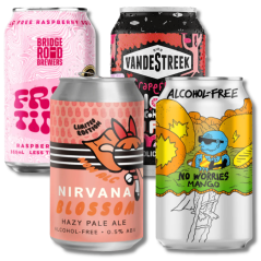 The Fruit Flavours Four Pack - Non Alcoholic Beer