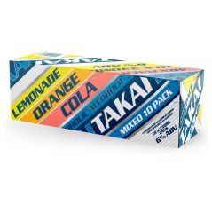 Takai Hard Soda Mixed Pack Can 330ml 10pk