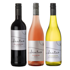 Gift Pack Lautus Wines Rosé & Merlot & Sauvignon Blanc 0% 3 x 750ml