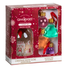 Gift Pack Ginologist Snowglobe 0% 700ml & Baubles 4x50ml