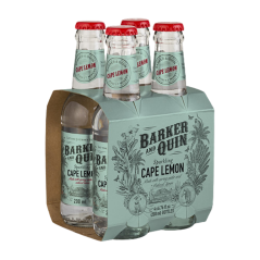 Barker & Quin Sparkling Cape Lemon Mixer Glass 24 x 200ml