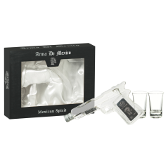Arma De Mexico Silver Mexican Tequila Gun 200ml