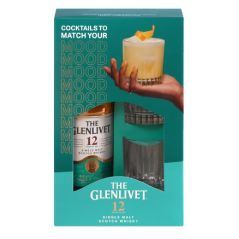 The Glenlivet 12 Year Old Whisky Glass Gift Pack (700mL)