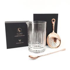 Copper & Glass Mixology Set