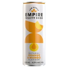 Empire Fruity Beer Orange & Mango Cans (10X300ML)