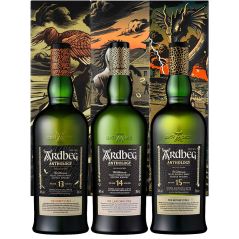 Ardbeg Anthology Collection Limited Edition Single Malt Scotch Whisky 3 x 700mL