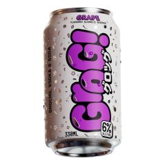 Grog Grape Sochu Vodka & Soda Can (10X330ML)