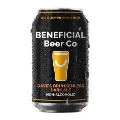 Beneficial Beer Co Dave's Drunkenless Non-Alcoholic Dark Ale 375mL