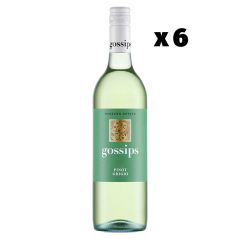 Gossips Pinot Grigio White Wine Case 6 x 750mL