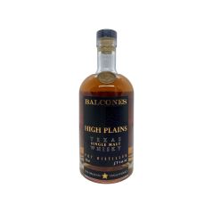 Balcones High Plains Texas Single Malt Whisky 750ml @ 57% abv