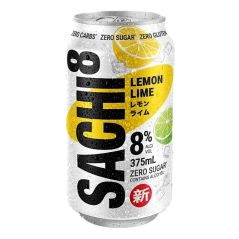Sachi8 Lemon Lime Zero Sugar Cans 24PK