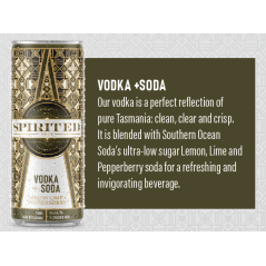 Spirited Vodka and Lemon Lime & Pepperberry Soda
