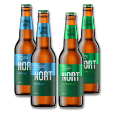 Nort Refreshing Ale & Pacific Ale Alcohol Free Duo (24 Bottles)