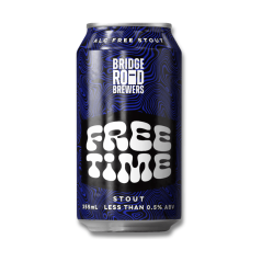 Bridge Road Brewers Free Time Non-Alc Stout 330ml