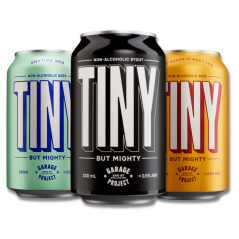 Garage Project Tiny Trio Alc-Free - Hazy IPA, Day & Night Stout & XPA Mix (12 Pack)