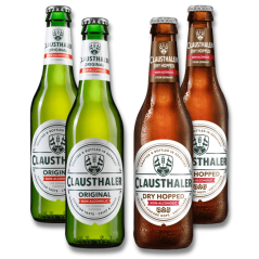 The Clausthaler Duo Bundle: Original Pilsner & Unfiltered Dry Hopped (Zero Beer 24 Pack)